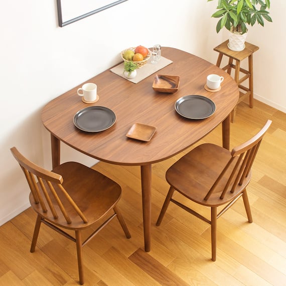 半円ダイニングテーブル (IW BR) 17枚目画像