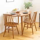 半円ダイニングテーブル (IW BR) 18枚目画像