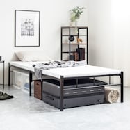 シングル へッドレスアイアンベッド (IW)