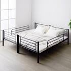 頑丈スチール製二段ベッド (IW BK) 4枚目画像