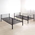 頑丈スチール製二段ベッド (IW BK) 6枚目画像