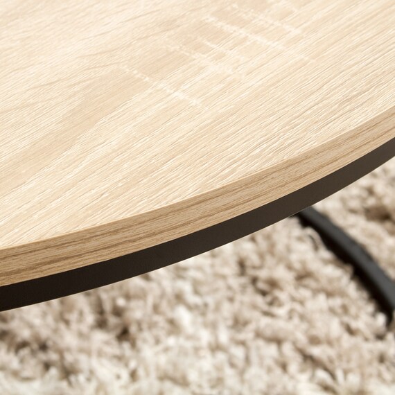 円形ネストテーブル (IW ナチュラル) 10枚目画像