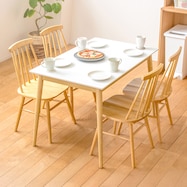 北欧風ダイニング5点セット (IW1170/ウインザー WH)