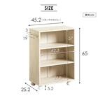 押入れクローゼット収納  (IW2545 幅25×奥行45cm ホワイトウォッシュ) 16枚目画像