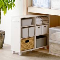 押入れクローゼット収納  (IW2575 幅25×奥行75cmホワイトウォッシュ)