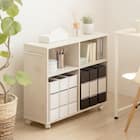 押入れクローゼット収納 (IW2575 幅25×奥行75cmホワイトウォッシュ) 3枚目画像