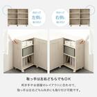 押入れクローゼット収納 (IW2575 幅25×奥行75cmホワイトウォッシュ) 12枚目画像