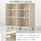 押入れクローゼット収納 (IW2575 幅25×奥行75cmホワイトウォッシュ) 13枚目画像