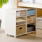 押入れクローゼット収納 (IW3875 幅38×奥行75cmホワイトウォッシュ) 1枚目画像