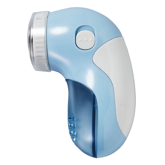 コンパクト電池式毛玉取り機 ブルー 2枚目画像