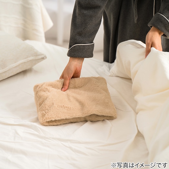 蓄熱式 電気湯たんぽ(キャメル) 3枚目画像
