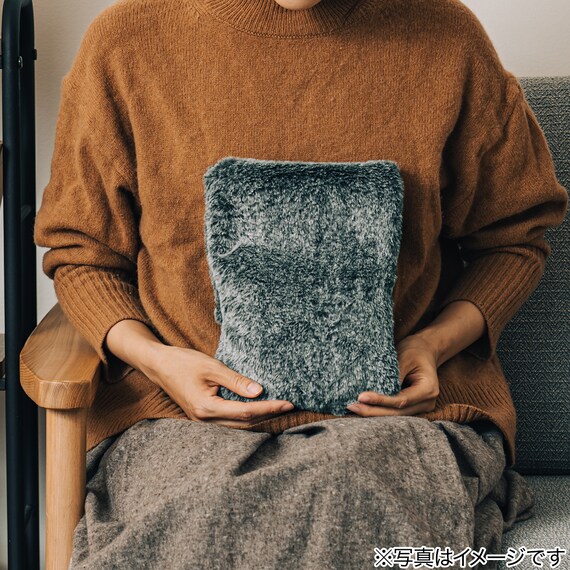 蓄熱式 電気湯たんぽ(ブルーグレー) 2枚目画像