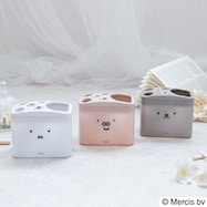 ハブラシスタンド(ホワイト ミッフィーM)