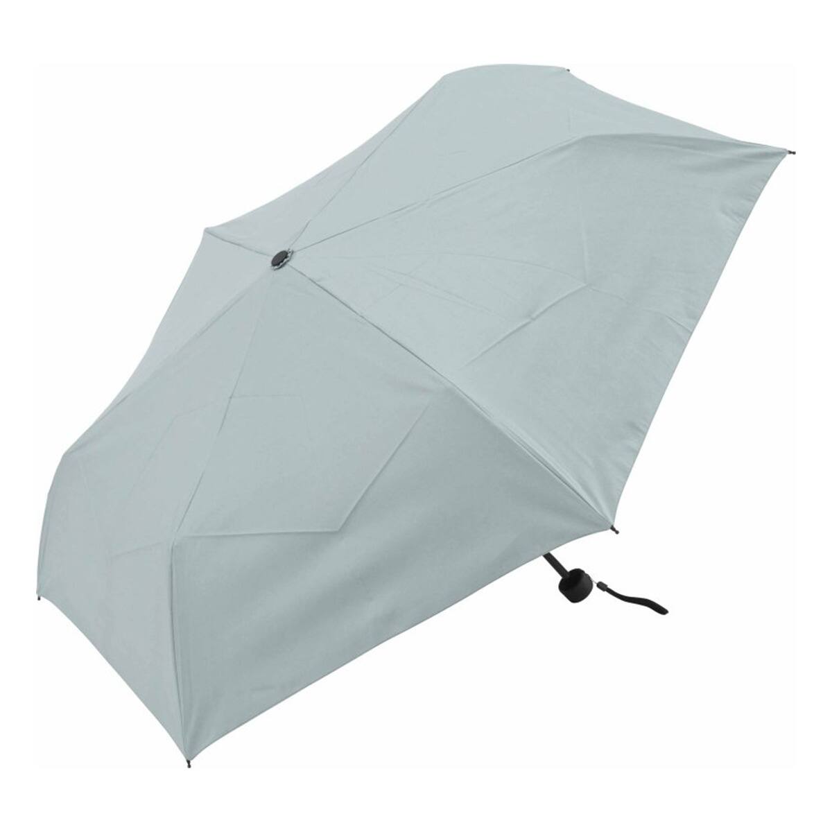 晴雨兼用】軽量形状記憶折りたたみ傘(55cm ブルーグレー) | ニトリ