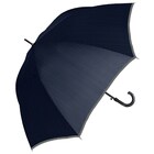 紳士傘 耐風構造(75cm ストライプネイビー) 1枚目画像