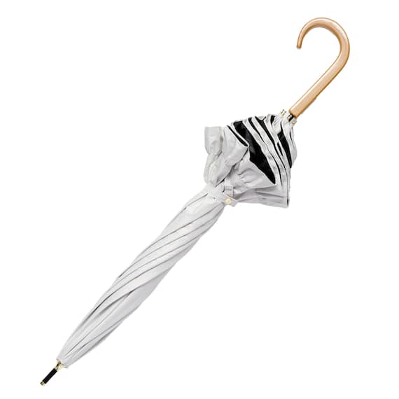 UVフレンチフリルドーム 長傘(アイボリー) 7枚目画像