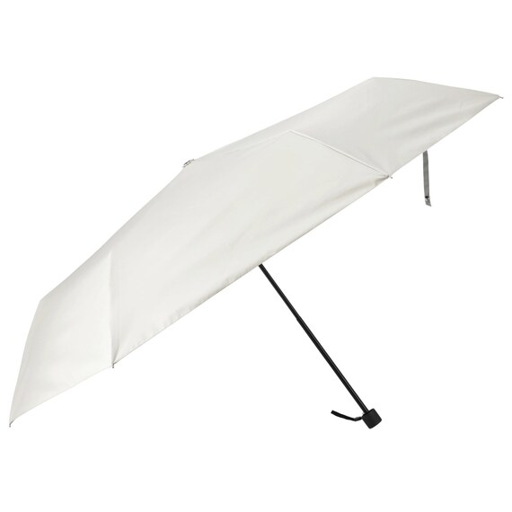 【晴雨兼用】オールウェザー折りたたみ傘 遮熱 (アイボリー) 1枚目画像