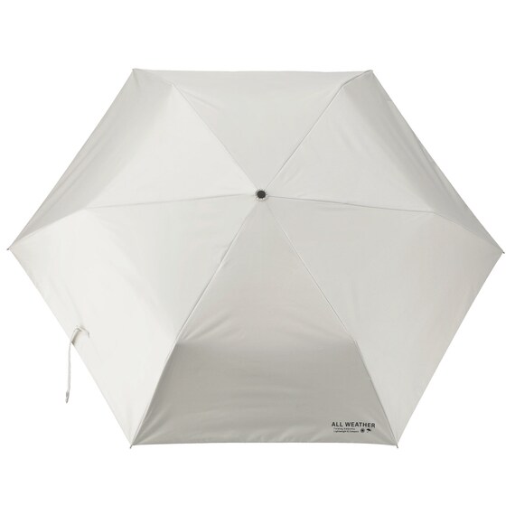 【晴雨兼用】オールウェザー折りたたみ傘 遮熱 (アイボリー) 3枚目画像