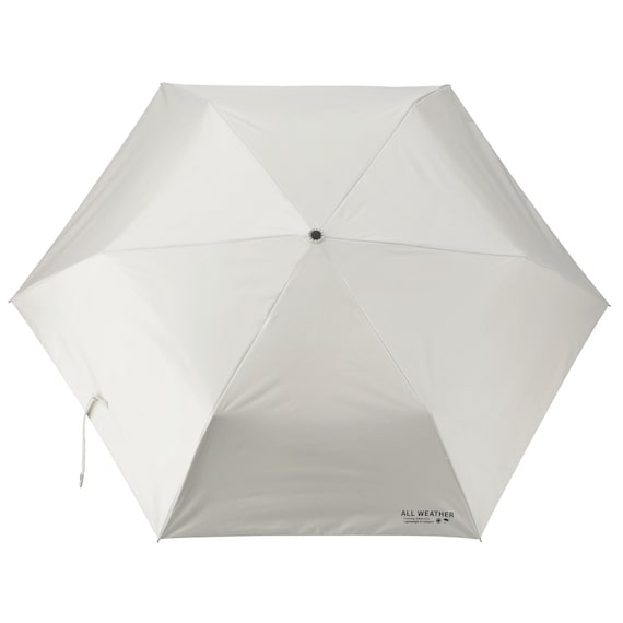 【晴雨兼用】オールウェザー折りたたみ傘 遮熱 (アイボリー) 3枚目画像