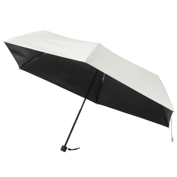 【晴雨兼用】オールウェザー折りたたみ傘 遮熱 (アイボリー) 4枚目画像