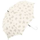 晴雨兼用 長傘 UV日傘フリージア(ベージュ) 1枚目画像