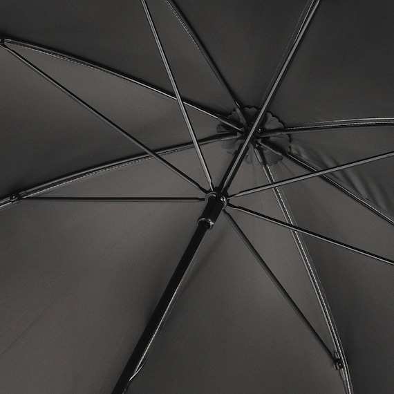 【晴雨兼用】UVノーブルリボン長傘 (ホワイト) 5枚目画像