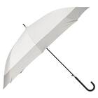 【晴雨兼用】UVニュアンスバイカラー長傘 (ホワイト) 1枚目画像