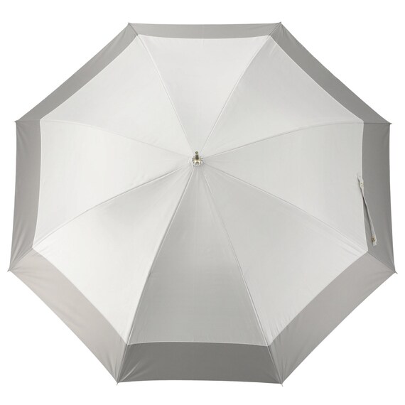 【晴雨兼用】UVニュアンスバイカラー長傘 (ホワイト) 3枚目画像