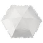 【晴雨兼用】UVフレンチフリル折りたたみ傘 (アイボリー) 3枚目画像
