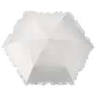【晴雨兼用】UVフレンチフリル折りたたみ傘 (アイボリー) 3枚目画像