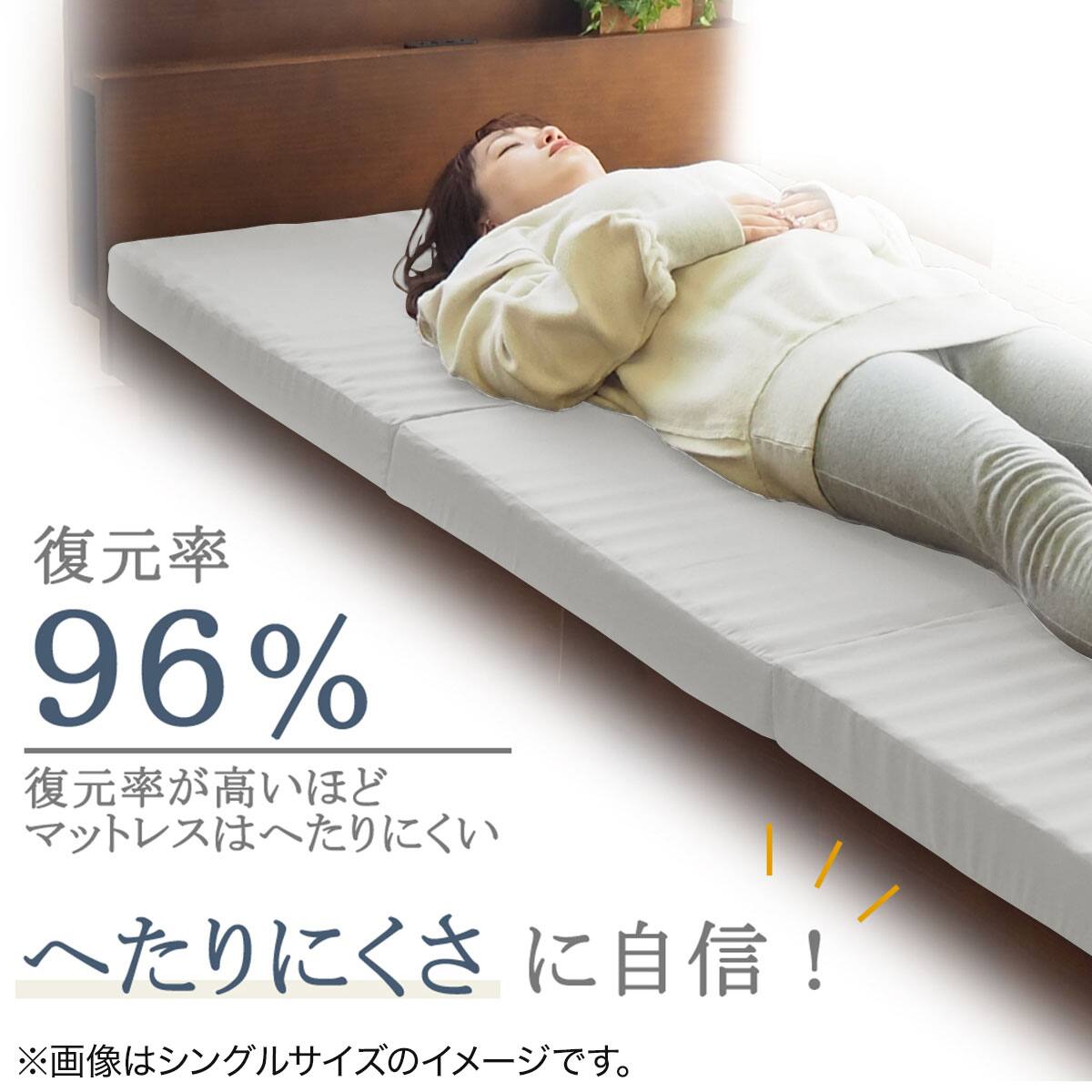 ニトリ ダブルベッド マットレス付き 幅142.5×奥行207×高さ88cm 木製 Nスリープ 寝具 家具 NITORI 苫小牧西店 ダブルマットレス(Nスリープ CH2-02 EM) | ニトリネット【公式】 家具