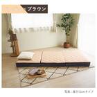 しっかり支える吸水速乾スリムマットレス (厚さ12cm/ブルー) 17枚目画像