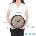 無線LAN対応掛け時計(ダークグレー) 2枚目画像