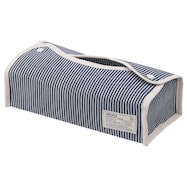 ティッシュケース ヒッコリー(ネイビー)