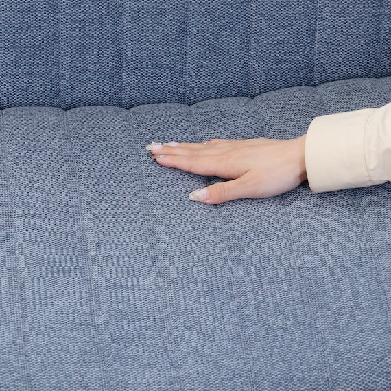 広々座面であぐらがかけるチェア (ブルー) 10枚目画像