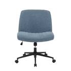 広々座面であぐらがかけるチェア (ブルー) 11枚目画像