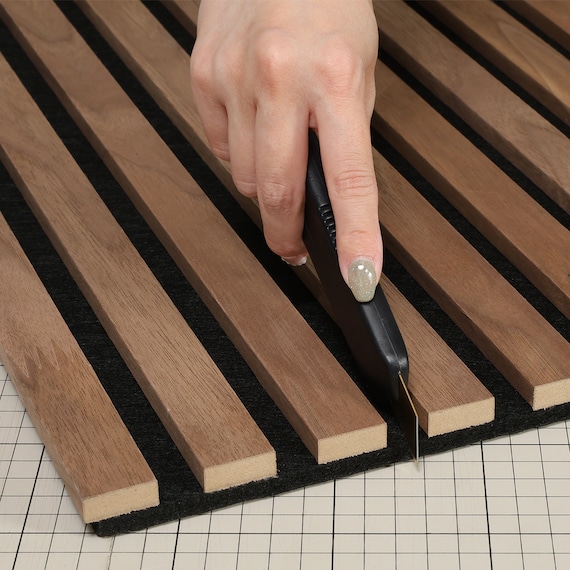 吸音ウォールパネル 80x40(ミドルブラウン) 6枚目画像