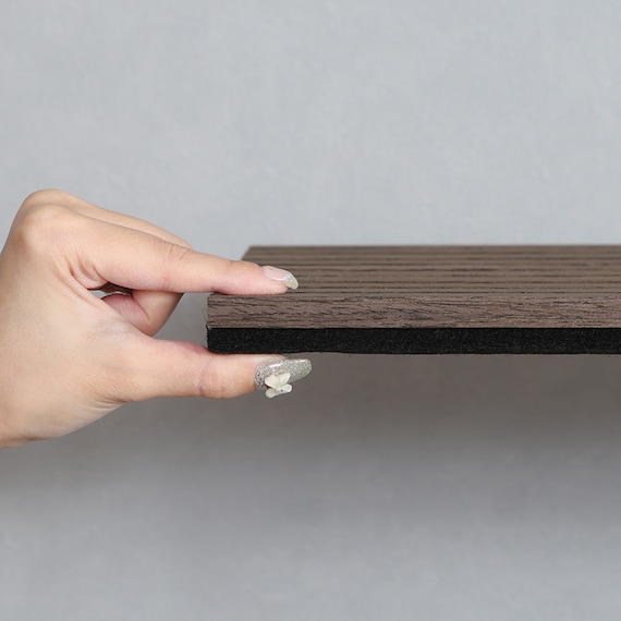 吸音ウォールパネル 80x40(ダークブラウン) 4枚目画像