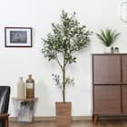 モダンな印象のフェイクグリーン(オリーブ 150cm) 1枚目画像