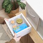 両側から取り出せるカウンター上収納 (幅90cm OAKWH) 4枚目画像