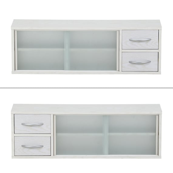 両側から取り出せるカウンター上収納 (幅90cm OAKWH) 8枚目画像