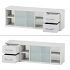 両側から取り出せるカウンター上収納 (幅90cm OAKWH) 9枚目画像