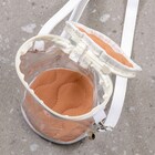 推し活 ぬいぐるみクリアバッグ(オレンジ) 8枚目画像