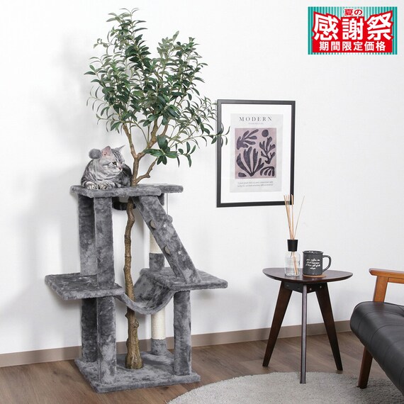 癒しのキャットタワー(マロン) 1枚目画像