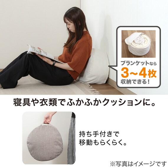 収納できるクッションカバー(シュシュ丸ＳｰIV) 2枚目画像