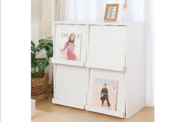 ﾃﾞｨｽﾌﾟﾚｲﾗｯｸ4ﾏｽDP8085ｵｰｸWH | ニトリネット【公式】 家具・インテリア通販