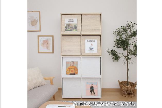 ﾃﾞｨｽﾌﾟﾚｲﾗｯｸ4ﾏｽDP8085ｵｰｸWH | ニトリネット【公式】 家具・インテリア通販