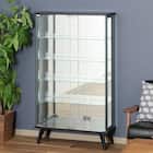 ガラスディスプレイラック (背面ミラー付き) 1枚目画像