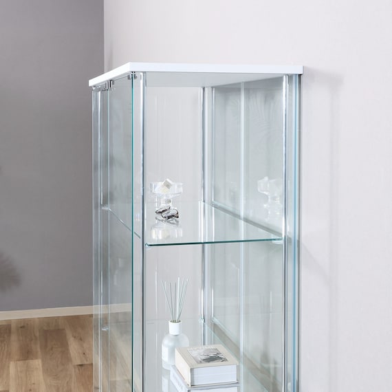 ガラスディスプレイケース (クリアタイプ ホワイト) 3枚目画像