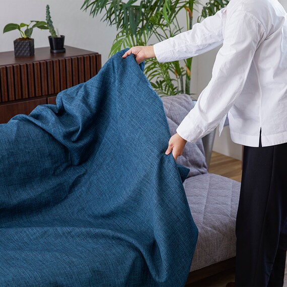 【ごろ寝ソファ 幅181cm専用】らくらくカバー (BL) 4枚目画像